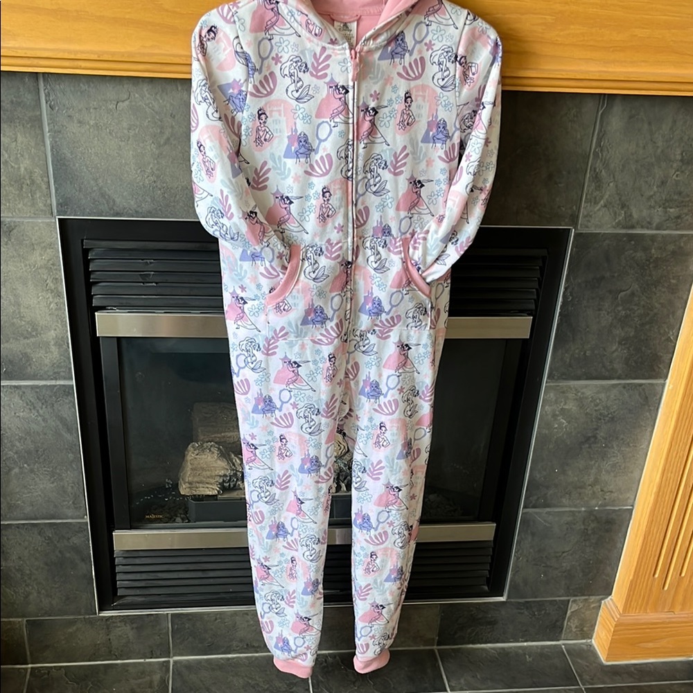 Pink and White Patterned Onesie
